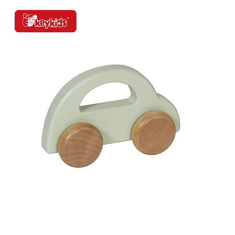 Wooden Kids Learning Activity Toy Set with Shape Sorter, Puzzle, Pull-Along Car and Developmental Play Features W12F301